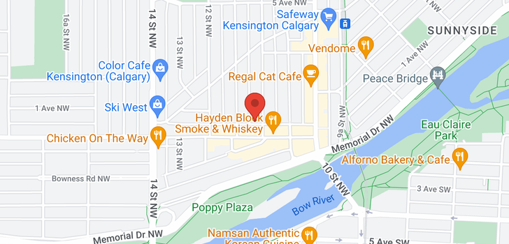 map of 211 11 Street NW